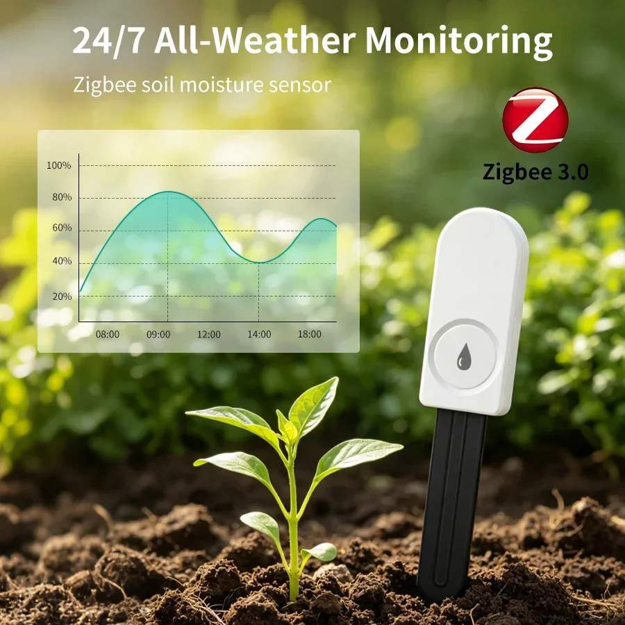 Tuya Smart Zigbee 3.0 Smart So - Plant Monitor ulasan dan harga