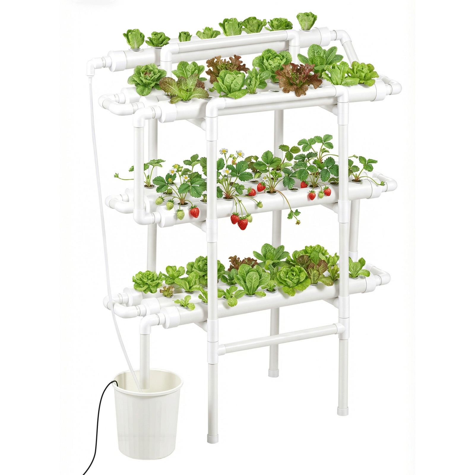 3 Tier 90 Sites Hydroponic Gro - Indoor Garden Kit ulasan dan harga