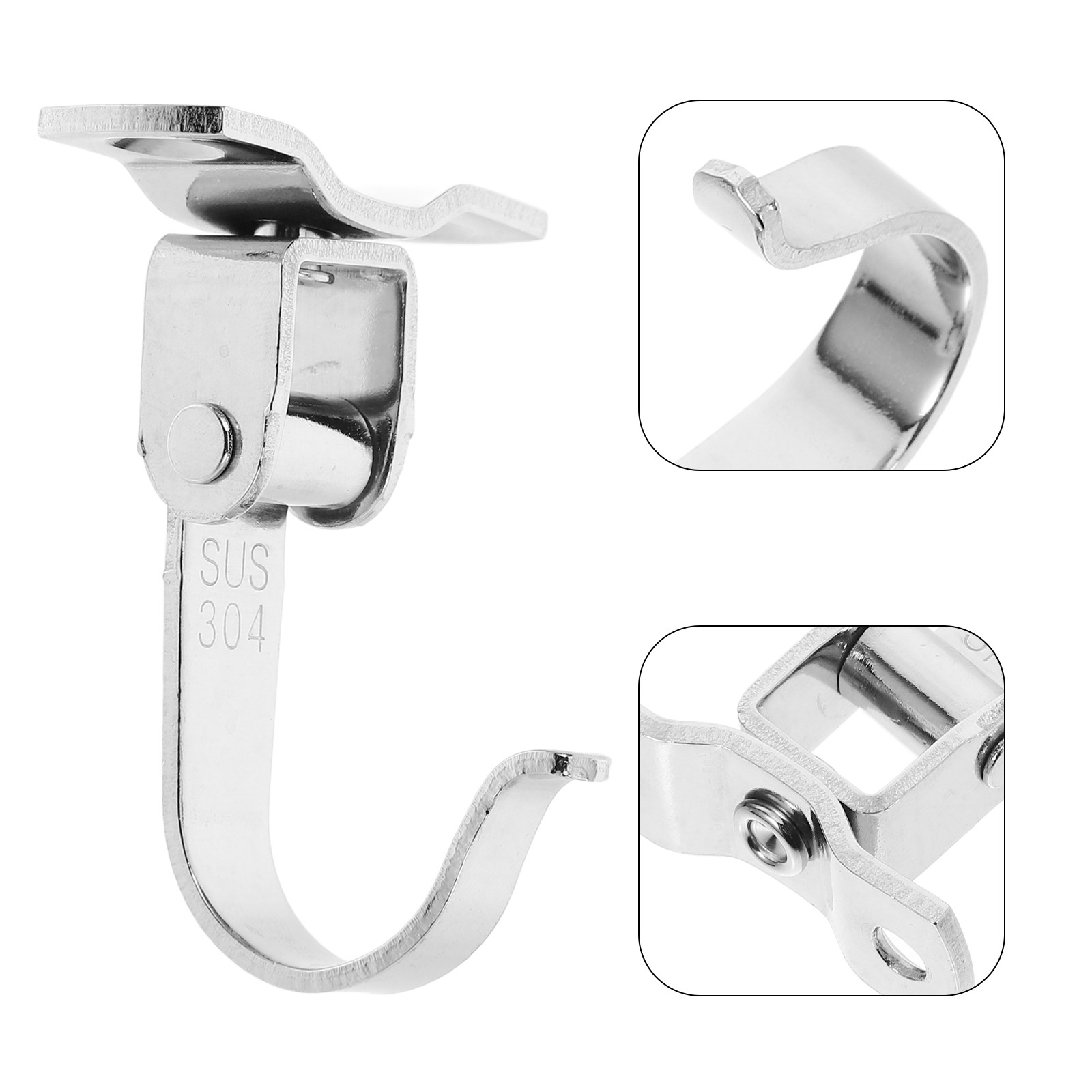 2Pcs Stainless Steel Ceiling H - Plant Monitor ulasan dan harga