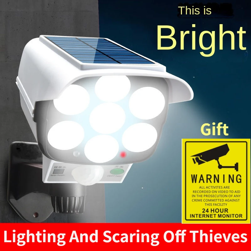 Outdoor Solar Light Motion Sen - Garden Camera ulasan dan harga