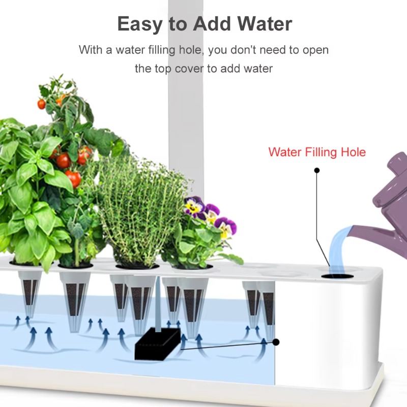 9 Pods Smart Hydroponics Growi - Hydroponic Grow Pod ulasan dan harga