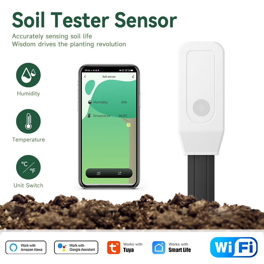 Tuya Smart WiFi Soil Tester Te - Plant Sensor ulasan dan harga
