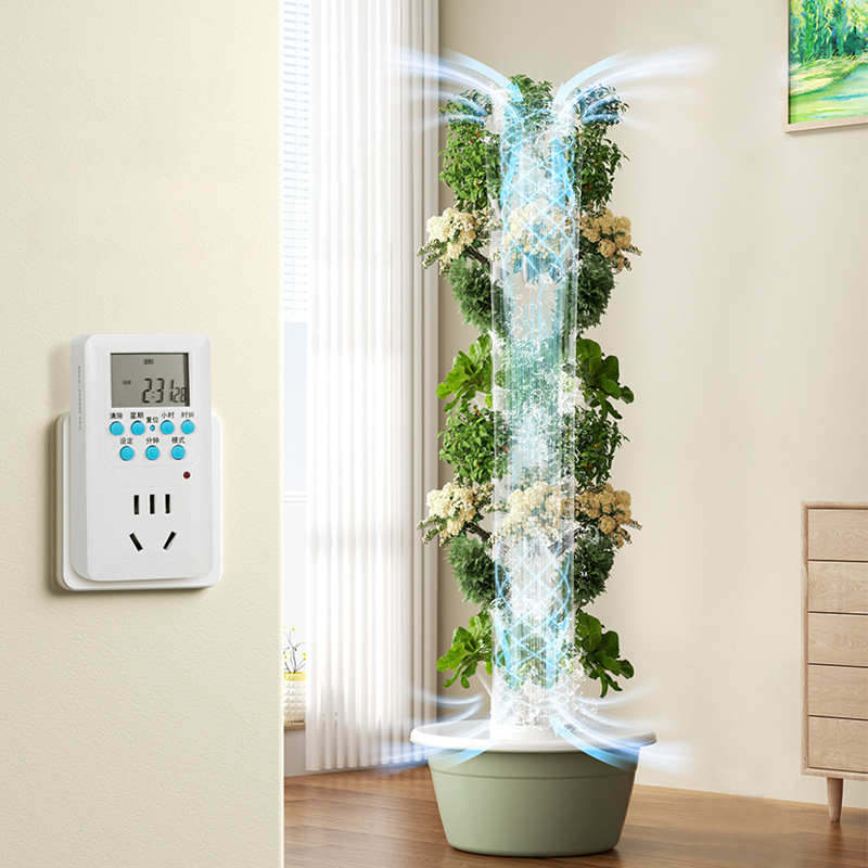 With Led Grow Light Space Tree - Hydroponic Tower ulasan dan harga